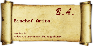 Bischof Arita névjegykártya